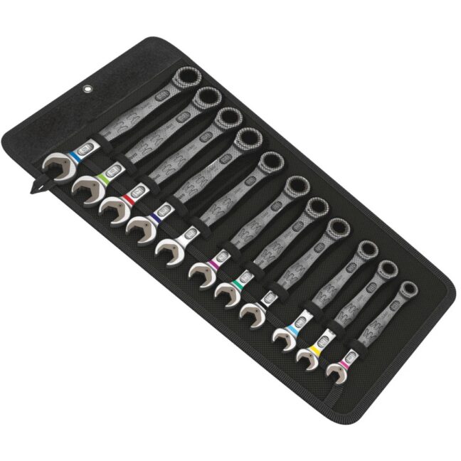 Wera 020013 Joker 11 Set 1 Metric Ratcheting Combination Wrench Set 11-Piece