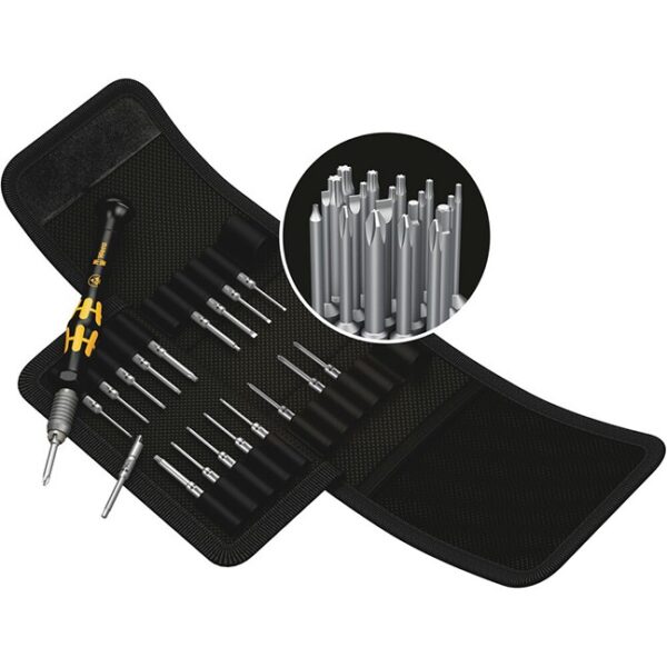 Wera 073671 Kraftform Kompakt Micro 20 ESD 1 Screwdriver Set 20-Piece