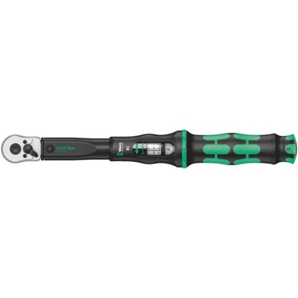 Wera 075610 Click-Torque B 1 Torque Wrench 3/8" Drive 10 to 50 Nm