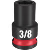 Milwaukee 49-66-6104 SHOCKWAVE™ Impact Duty 3/8" Drive 3/8" Standard 6 Point SAE Socket Milwaukee 49-66-6104 SHOCKWAVE™ Impact Duty 3/8" Drive 3/8" Standard 6 Point SAE Socket