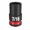 Milwaukee 49-66-6105 SHOCKWAVE™ Impact Duty 3/8" Drive 7/16" Standard 6 Point SAE Socket Milwaukee 49-66-6105 SHOCKWAVE™ Impact Duty 3/8" Drive 7/16" Standard 6 Point SAE Socket