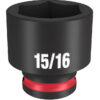 Milwaukee 49-66-6113 SHOCKWAVE™ Impact Duty 3/8" Drive 15/16" Standard 6 Point SAE Socket Milwaukee 49-66-6113 SHOCKWAVE™ Impact Duty 3/8" Drive 15/16" Standard 6 Point SAE Socket