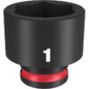 Milwaukee 49-66-6114 SHOCKWAVE™ Impact Duty 3/8" Drive 1" Standard 6 Point SAE Socket Milwaukee 49-66-6114 SHOCKWAVE™ Impact Duty 3/8" Drive 1" Standard 6 Point SAE Socket