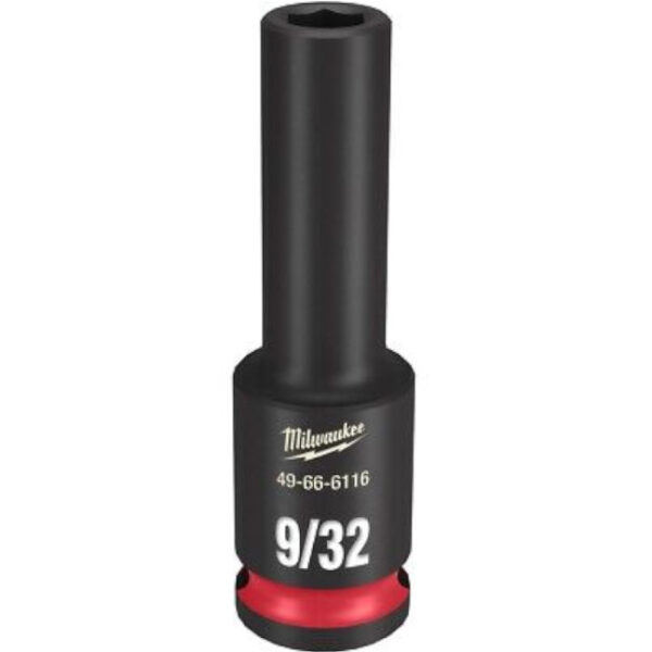 Milwaukee 49-66-6116 SHOCKWAVE™ Impact Duty 3/8" Drive 9/32" Deep 6 Point SAE Socket