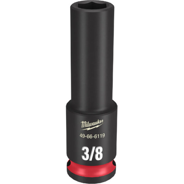 Milwaukee 49-66-6119 SHOCKWAVE™ Impact Duty 3/8" Drive 3/8" Deep 6 Point SAE Socket