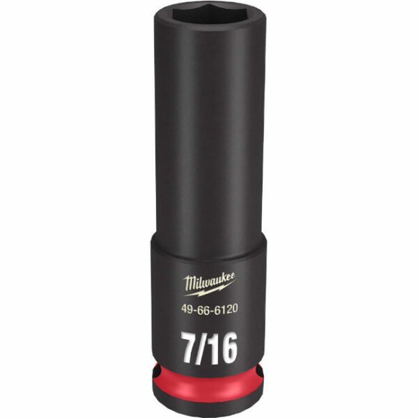 Milwaukee 49-66-6120 SHOCKWAVE™ Impact Duty 3/8" Drive 7/16" Deep 6 Point SAE Socket