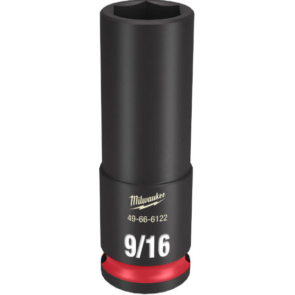 Milwaukee 49-66-6122 SHOCKWAVE™ Impact Duty 3/8" Drive 9/16" Deep 6 Point SAE Socket