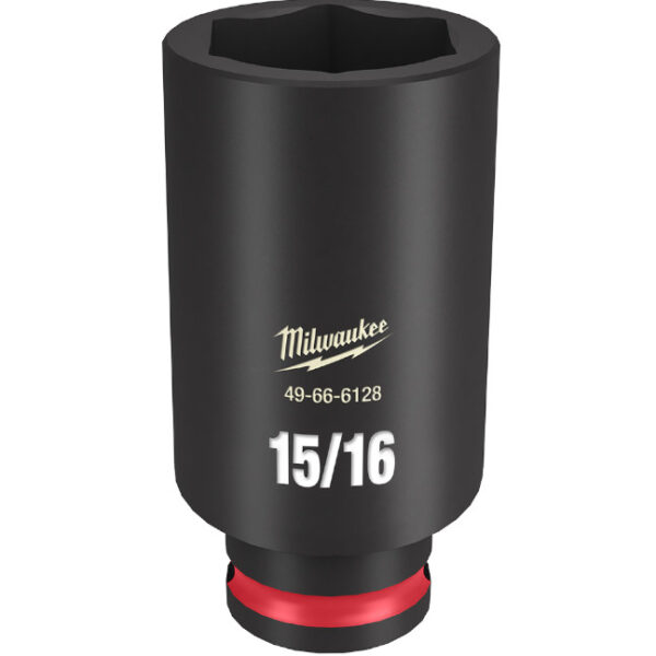 Milwaukee 49-66-6128 SHOCKWAVE™ Impact Duty 3/8" Drive 15/16" Deep 6 Point SAE Socket
