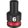 Milwaukee 49-66-6130 SHOCKWAVE™ Impact Duty 3/8"Drive 6MM Standard 6 Point Socket Milwaukee 49-66-6130 SHOCKWAVE™ Impact Duty 3/8"Drive 6MM Standard 6 Point Socket