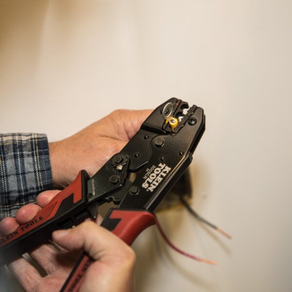 Klein 3005CR Ratcheting Crimper 10-22 AWG Insulated Terminals