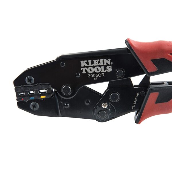 Klein 3005CR Ratcheting Crimper 10-22 AWG Insulated Terminals