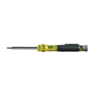 Klein 32614 4-in-1 Multi-Bit Electronics Pocket Screwdriver with Phillips/Slotted Bits