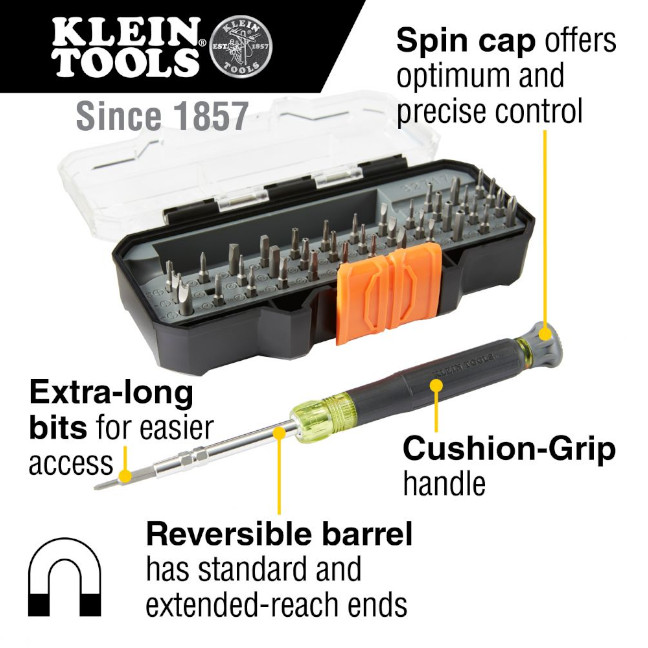 Klein 32717 All-in-1 Precision Screwdriver Set - BC Fasteners & Tools