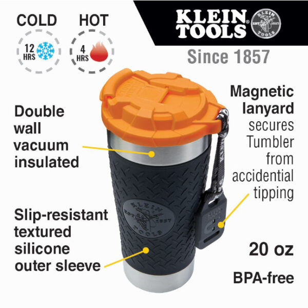 Klein 55580 Tradesman Tumbler 20 oz (0.59 L)