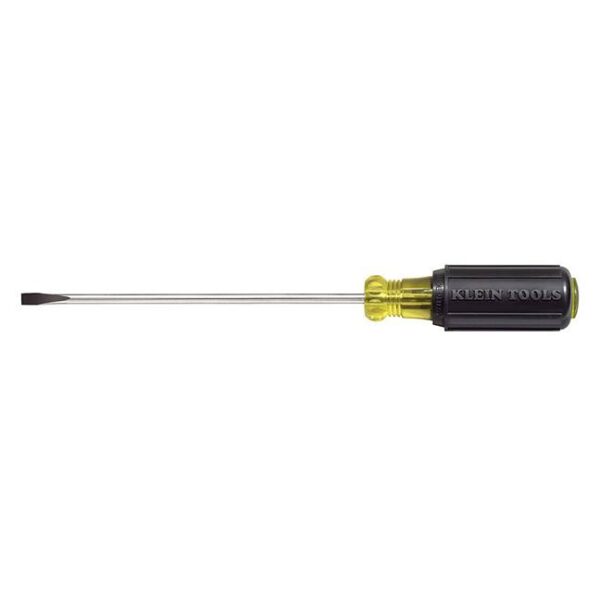Klein 601-6 3/16" Cabinet Tip Screwdriver with Cushion-Grip and 6" Shank