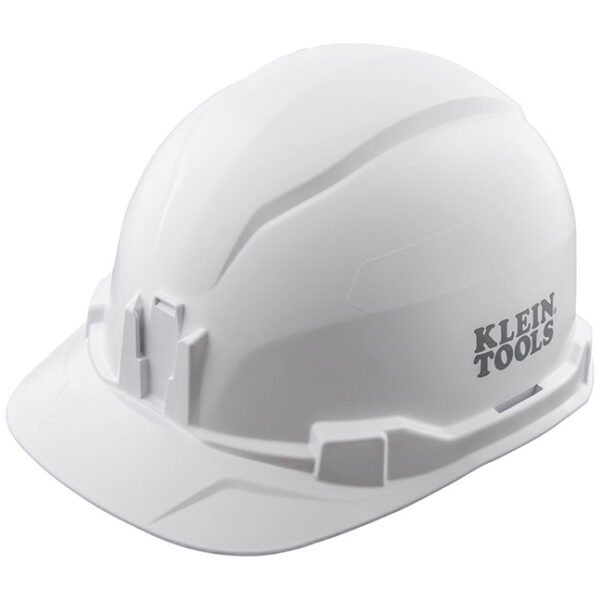Klein 60100 Non-Vented Cap Style Hard Hat - White
