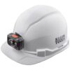 Klein 60107RL Non-Vented Cap Style Hard Hat with Rechargeable Headlamp Klein 60107RL Non-Vented Cap Style Hard Hat with Rechargeable Headlamp