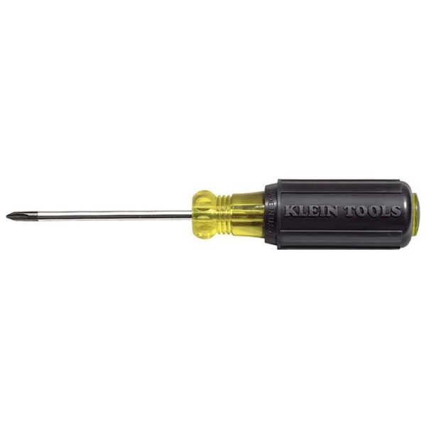 Klein 603-3 #1 Phillips Screwdriver 3" Round Shank