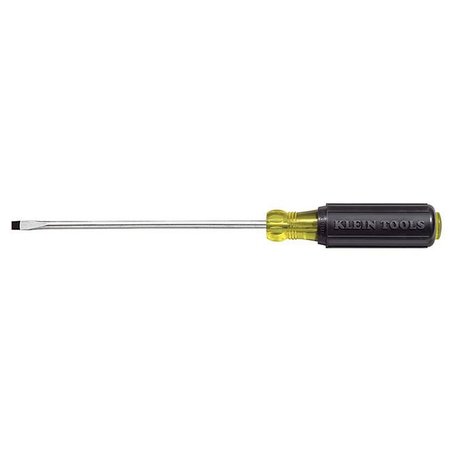 Klein 608-4 1/8" Cabinet Tip Mini Screwdriver with Cushion-Grip and 4" Shank