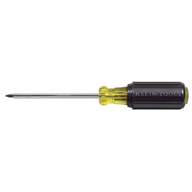 Klein 661 #1 Square Recess Screwdriver with Cushion-Grip and 4" Shank