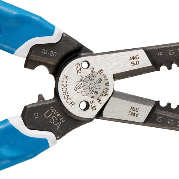 Klein K12065CR KLEIN-KURVE Heavy-Duty Wire Stripper / Cutter / Crimper Multi-Tool
