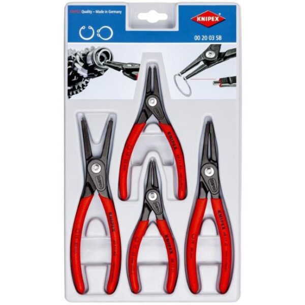 Knipex 002003SB Precision Circlip Pliers 4-Piece Set