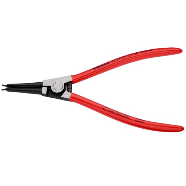 Knipex 4611A3 8-1/4" (210mm) External Circlips Pliers - Forged Tips