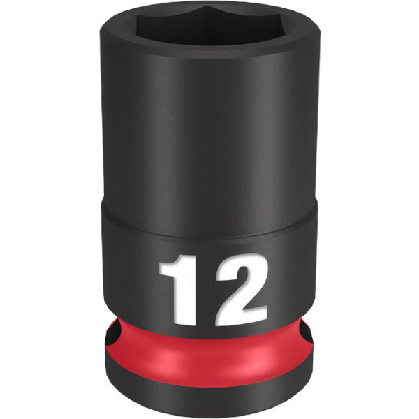 Milwaukee 49-66-6136 SHOCKWAVE™ Impact Duty 3/8"Drive 12MM Standard 6 Point Socket