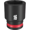 Milwaukee 49-66-6140 SHOCKWAVE™ Impact Duty 3/8" Drive 16MM Standard 6 Point Socket