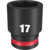 Milwaukee 49-66-6141 SHOCKWAVE™ Impact Duty 3/8" Drive 17MM Standard 6 Point Socket Milwaukee 49-66-6141 SHOCKWAVE™ Impact Duty 3/8" Drive 17MM Standard 6 Point Socket