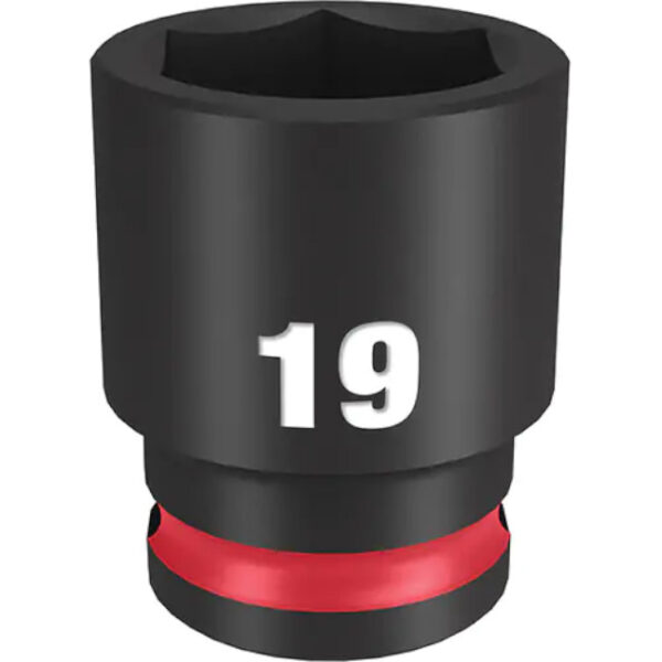 Milwaukee 49-66-6143 SHOCKWAVE™ Impact Duty 3/8" Drive 19MM Standard 6 Point Socket