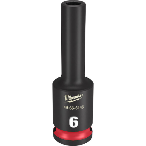 Milwaukee 49-66-6148 SHOCKWAVE™ Impact Duty 3/8" Drive 6MM Deep 6 Point Socket