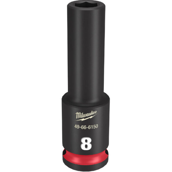 Milwaukee 49-66-6150 SHOCKWAVE™ Impact Duty 3/8" Drive 8MM Standard 6 Point Socket
