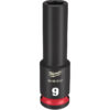 Milwaukee 49-66-6151 SHOCKWAVE™ Impact Duty 3/8" Drive 9MM Deep 6 Point Socket