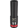Milwaukee 49-66-6153 SHOCKWAVE™ Impact Duty 3/8" Drive 11MM Deep 6 Point Socket