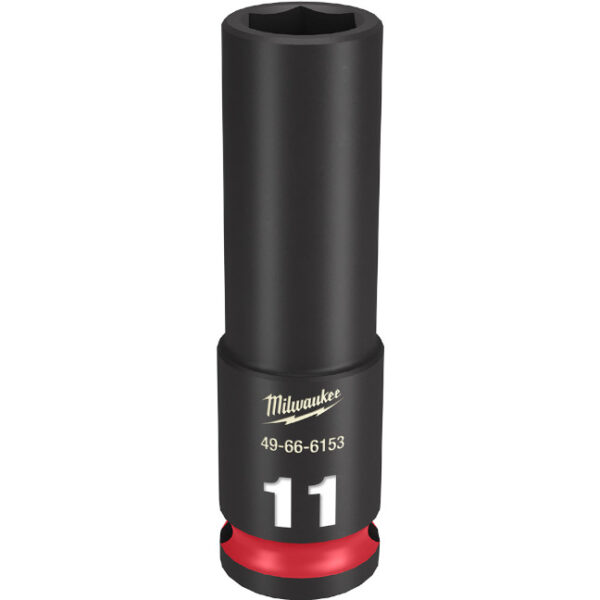 Milwaukee 49-66-6153 SHOCKWAVE™ Impact Duty 3/8" Drive 11MM Deep 6 Point Socket