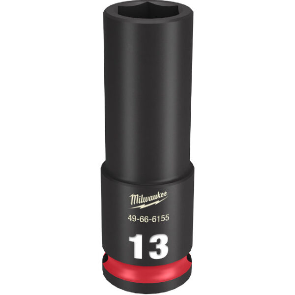 Milwaukee 49-66-6155 SHOCKWAVE™ Impact Duty 3/8" Drive 13MM Deep 6 Point Socket