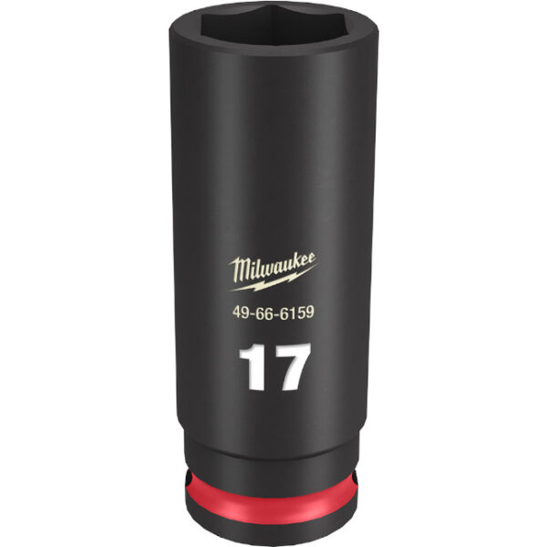Milwaukee 49-66-6159 SHOCKWAVE™ Impact Duty 3/8" Drive 17MM Deep 6 Point Socket