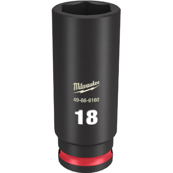 Milwaukee 49-66-6160 SHOCKWAVE™ Impact Duty 3/8" Drive 18MM Deep 6 Point Socket