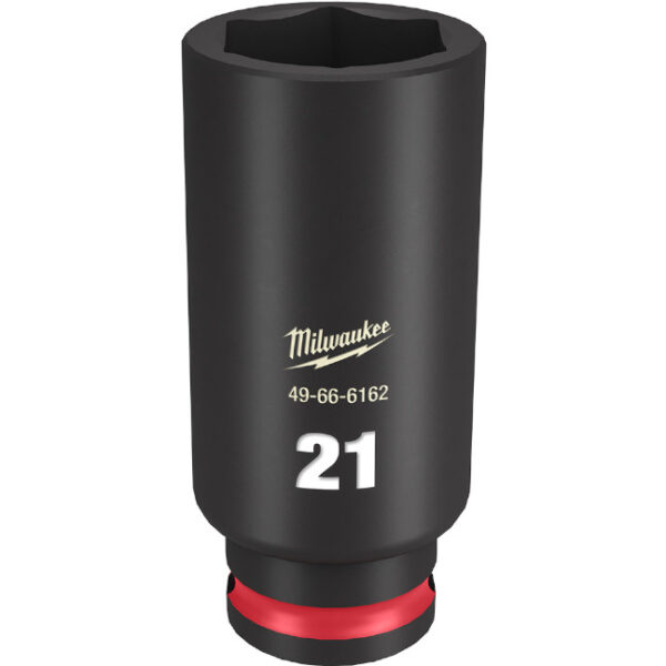 Milwaukee 49-66-6162 SHOCKWAVE™ Impact Duty 3/8" Drive 21MM Deep 6 Point Socket