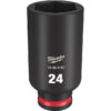 Milwaukee 49-66-6165 SHOCKWAVE™ Impact Duty 3/8" Drive 24MM Deep 6 Point Socket