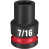 Milwaukee 49-66-6201 SHOCKWAVE™ Impact Duty 1/2"Drive 7/16" Standard 6 Point Socket