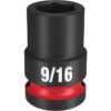 Milwaukee 49-66-6203 SHOCKWAVE™ Impact Duty 1/2" Drive 9/16" Standard 6 Point Socket