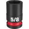 Milwaukee 49-66-6204 SHOCKWAVE™ Impact Duty 1/2" Drive 5/8" Standard 6 Point Socket