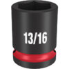 Milwaukee 49-66-6207 SHOCKWAVE™ Impact Duty 1/2" Drive 13/16" Standard 6 Point Socket