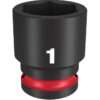 Milwaukee 49-66-6210 SHOCKWAVE™ Impact Duty 1/2" Drive 1" Standard 6 Point Socket