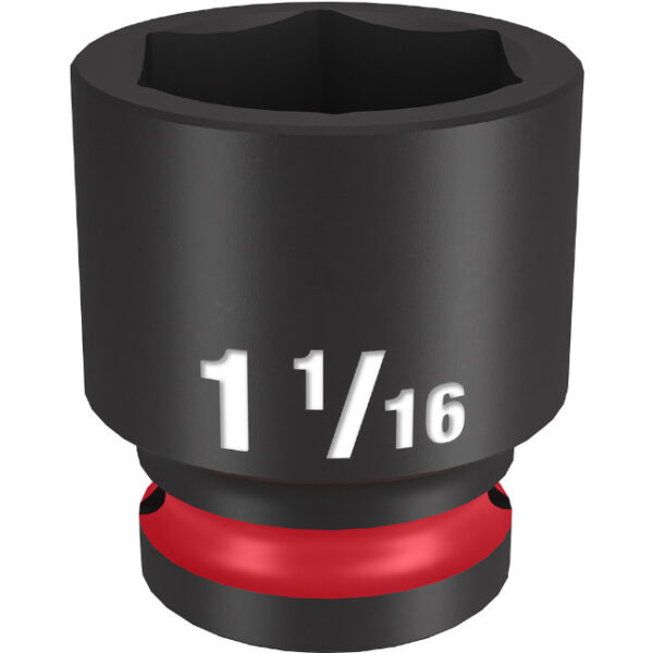 Milwaukee 49-66-6211 SHOCKWAVE™ Impact Duty 1/2" Drive 1-1/16" Standard 6 Point Socket