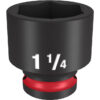 Milwaukee 49-66-6214 SHOCKWAVE™ Impact Duty 1/2" Drive 1-1/4" Standard 6 Point Socket