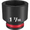 Milwaukee 49-66-6217 SHOCKWAVE™ Impact Duty 1/2" Drive 1-7/16" Standard 6 Point Socket