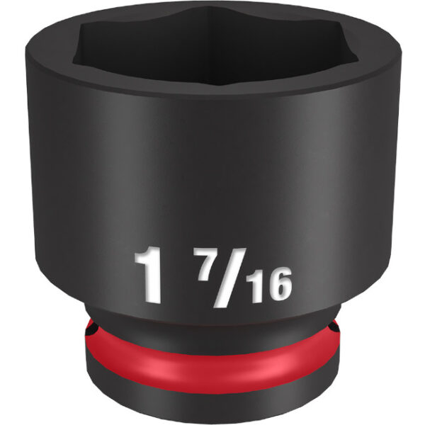 Milwaukee 49-66-6217 SHOCKWAVE™ Impact Duty 1/2" Drive 1-7/16" Standard 6 Point Socket